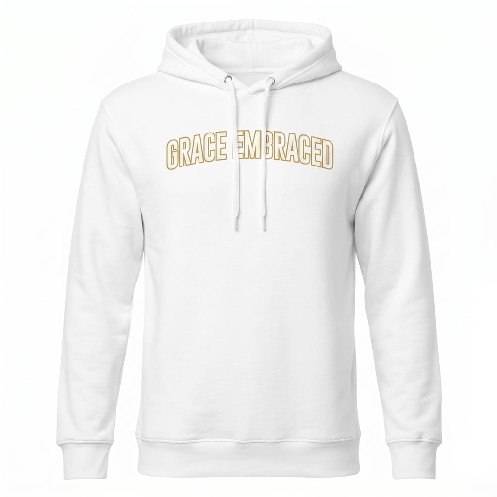 Grace Embraced Signature Hoodie — Ephesians 2:8