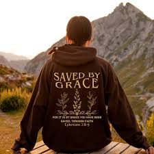 Saved By Grace Hoodie — Ephesians 2:8-9