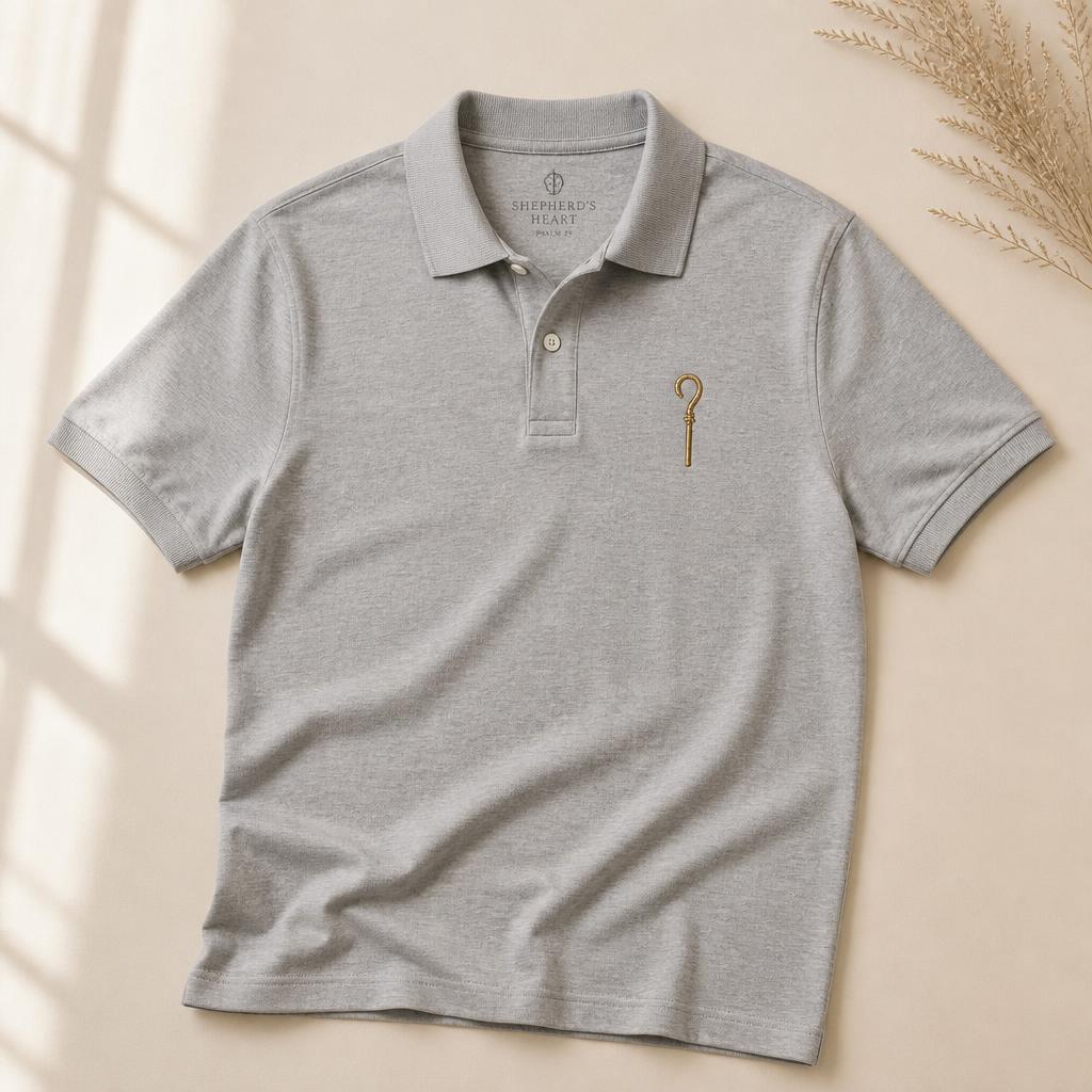Good Shepherd Knit Polo — John 10:11