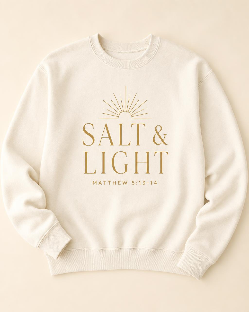 Salt & Light Crewneck — Matthew 5:13-14
